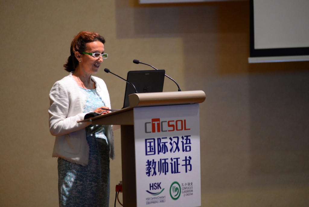 Ms Sophie Heylin, an oral English trainer at HSK Centre (Crestar), advised potential candidates to use English more often in their conversations as it can help them to teach English speaking students to learn Chinese more effectively. She was formerly a Professional Language Analyst at the Overseas Family School.